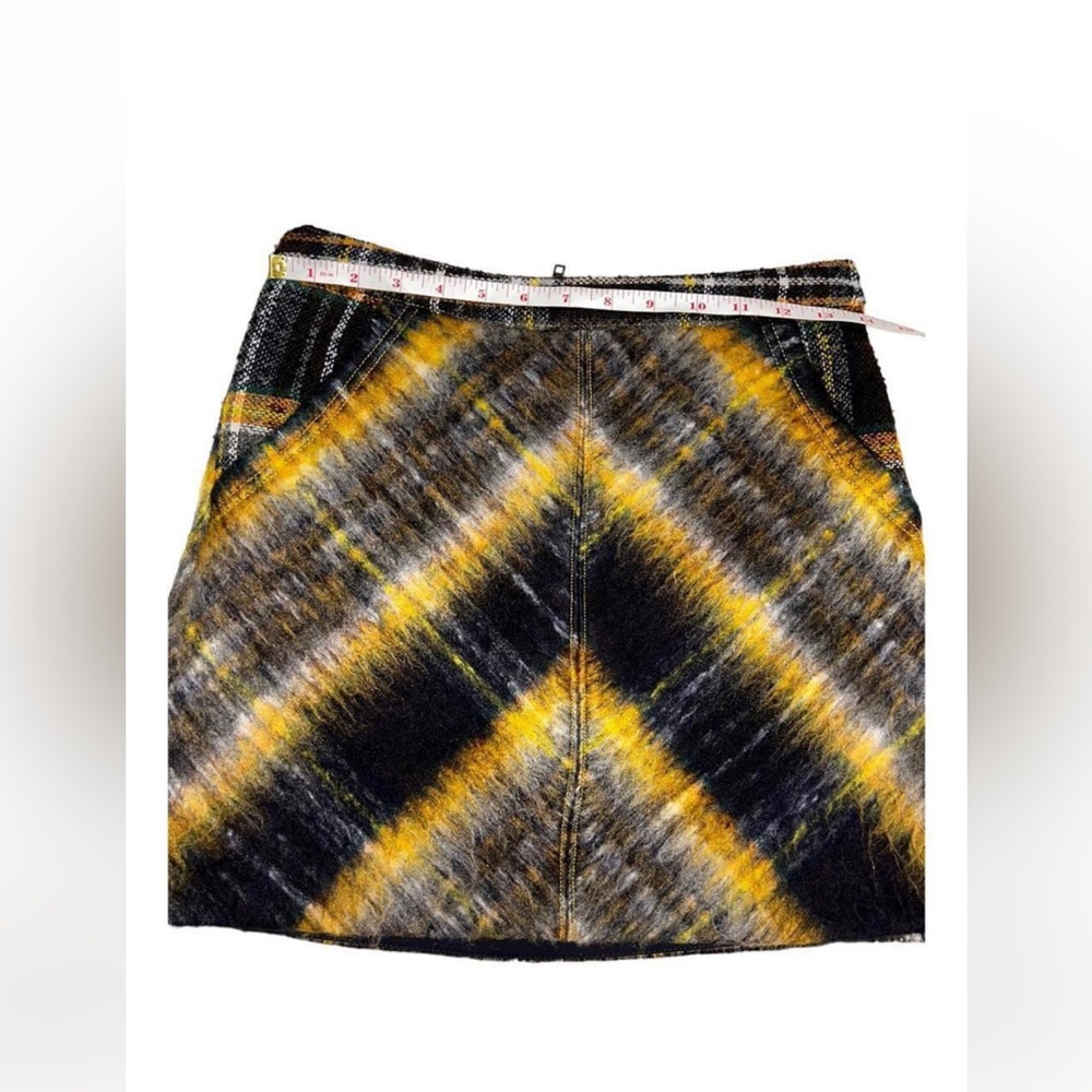 Urban Outfitters Journey Wool Pelmet Plaid Mini Skirt Size S - Picture 10 of 13